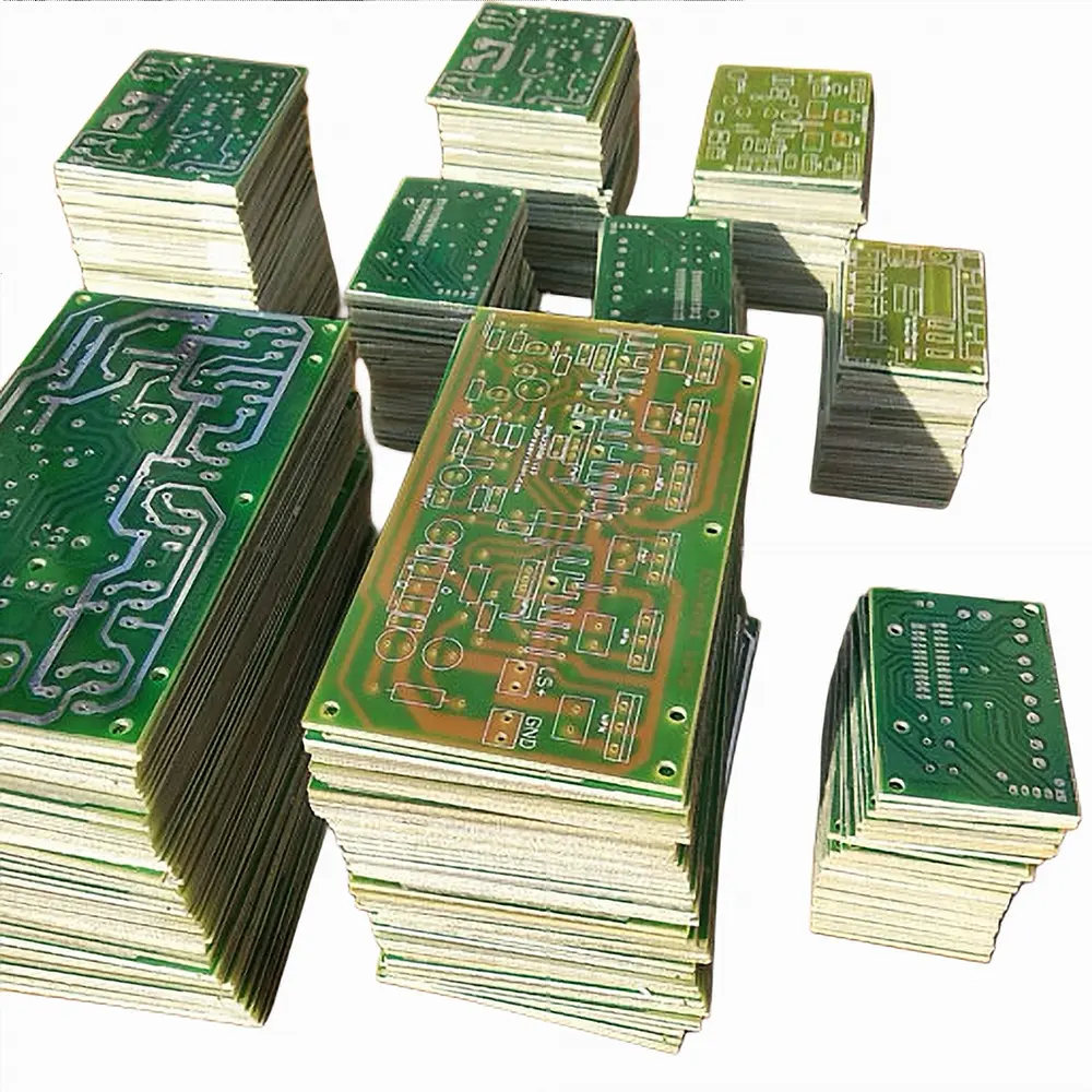 Single Sided PCB – Production Panel Single sided PCB bulk production panel close up view