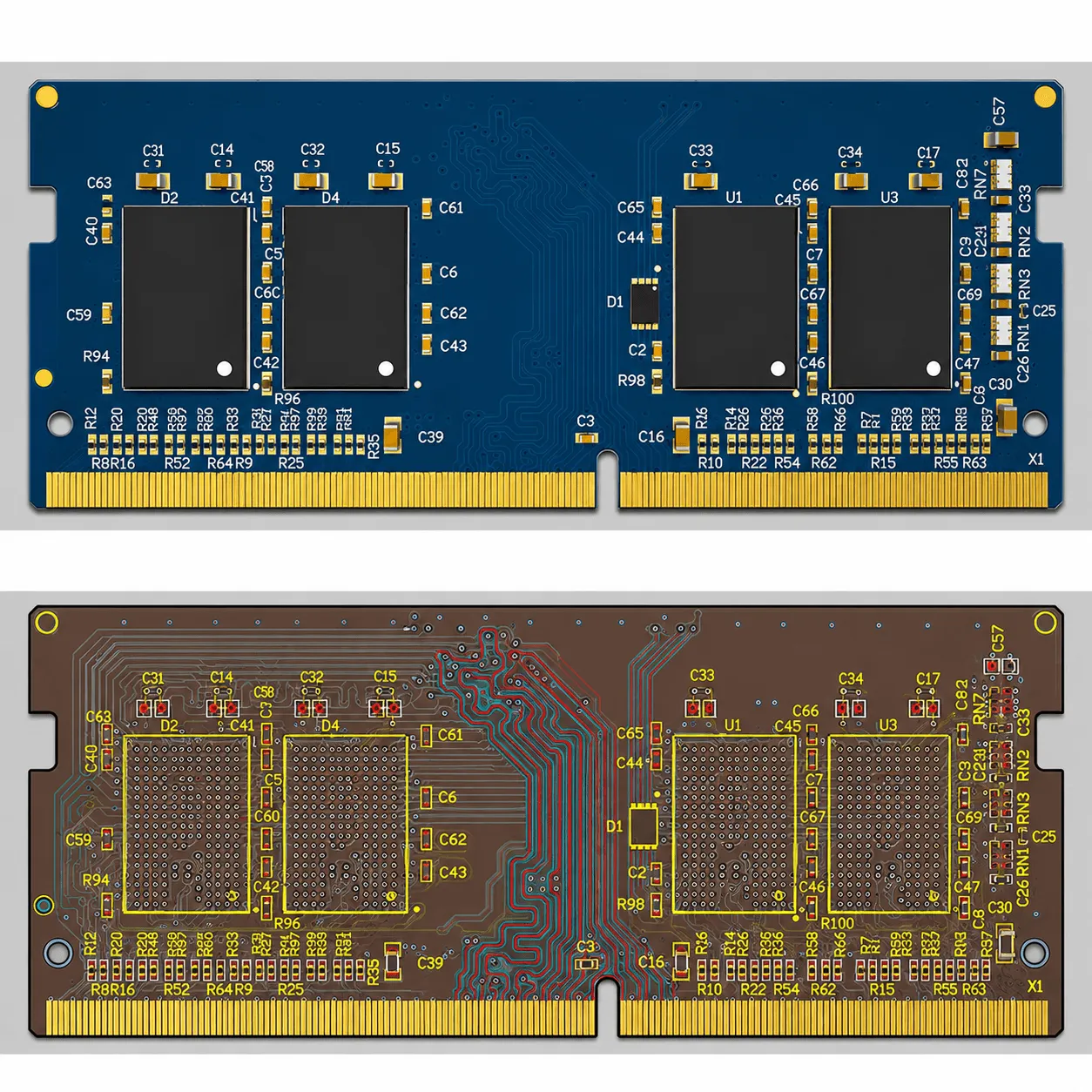 HDI Microvias on Multilayer PCB
