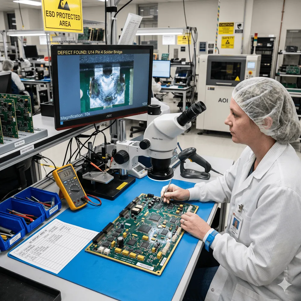 Quality Test and Inspection Area