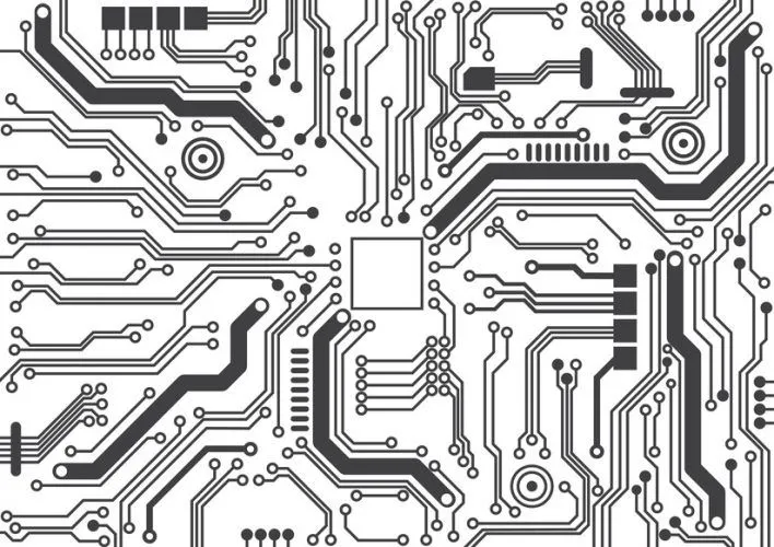 3D visualization of fully assembled custom PCB