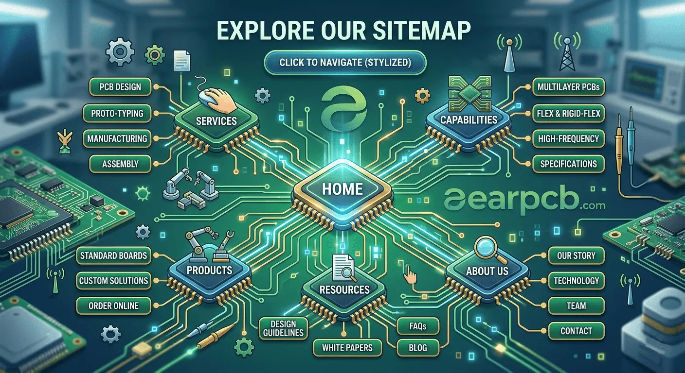 Website Sitemap Guide - AEAR PCB Solutions